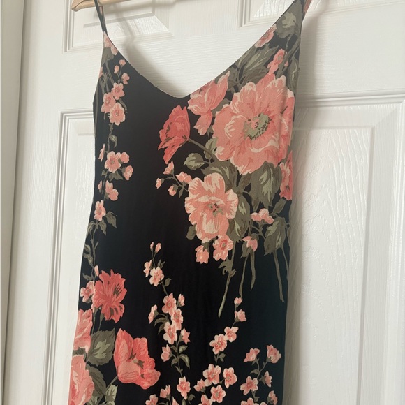 Reformation Floral Dress - Black and Pink - Picture 6 of 6